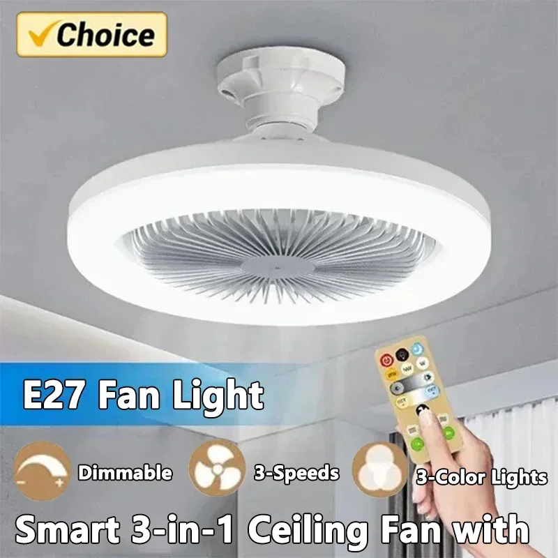 Smart Ceiling Fan - Kipas Angin Plafon 3-in-1 Pintar dengan