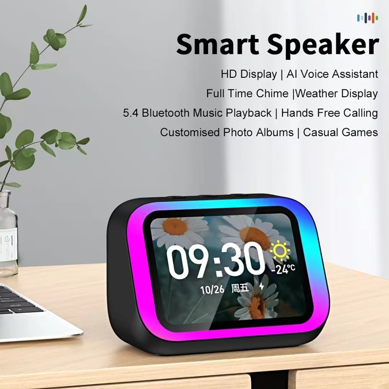 Smart Home Sistem - Speaker Bluetooth Asisten Suara AI Dengan