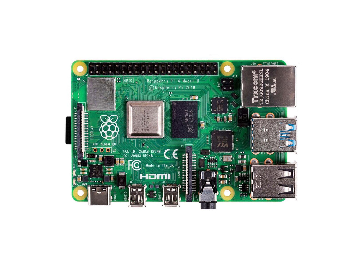 Smart Home Pc - Raspberry Pi 4 Model Komputer B,