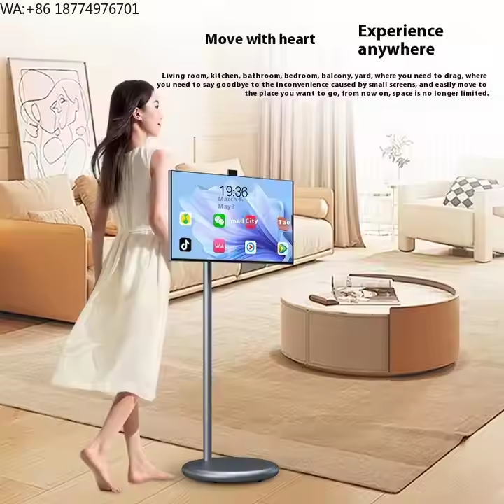 Smart Home Tv - TV LCD Portabel Android 12 24-Inci,