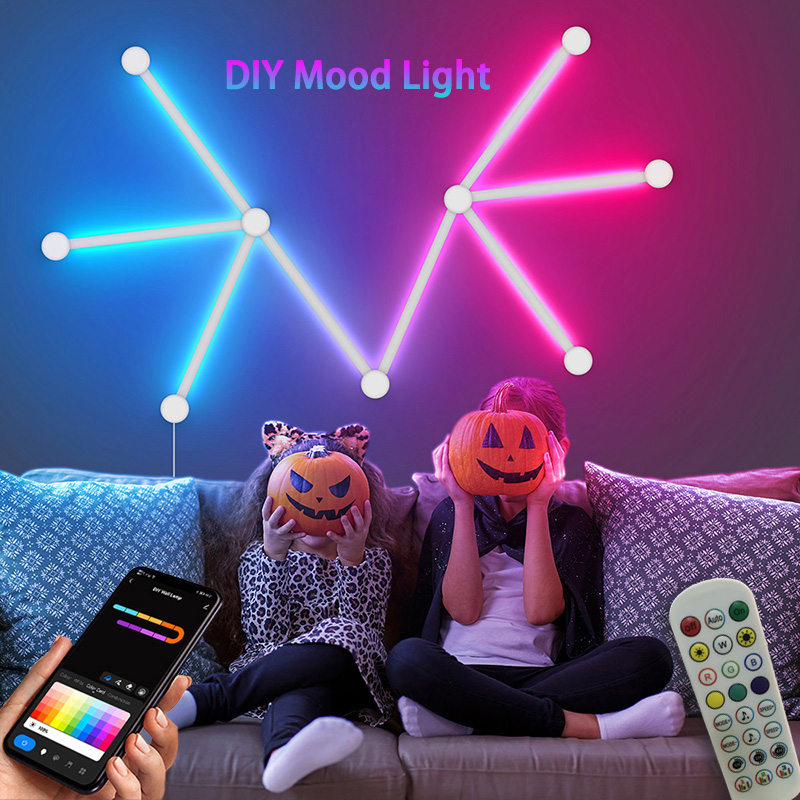 Smart Home Tv - Lampu Dinding RGB Pintar, Lampu LED