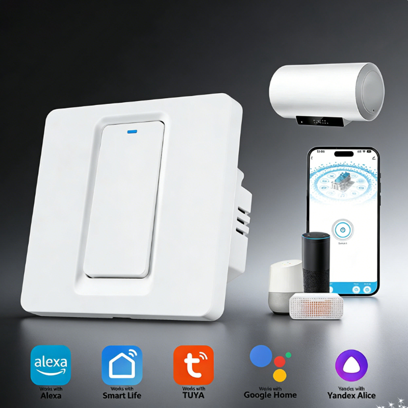 Smart Home Integration - Sakelar Pemanas Air Pintar/Kontrol Sentuh WiFi