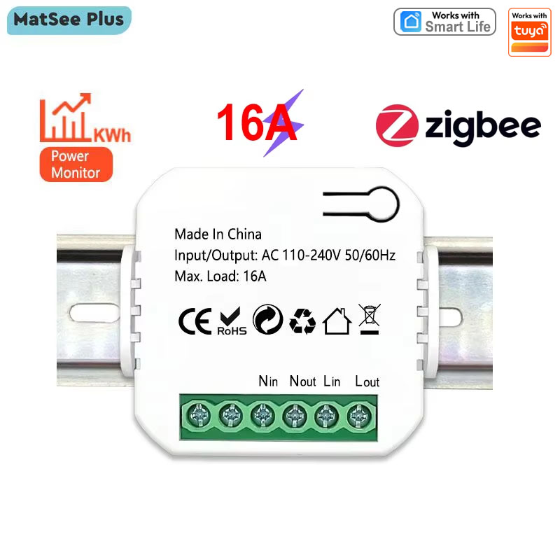 Smart Home Energy Monitor - Tuya Smart ZigBee Meteran Energi Listrik