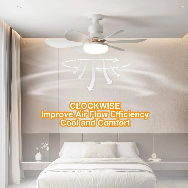 Smart Ceiling Fan - Kipas Angin Plafon 30W/40W dengan Remote