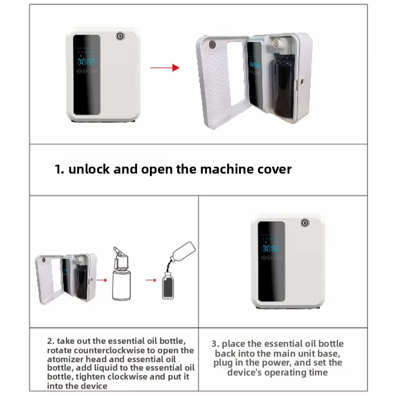 Smart Home Hotel - Diffuser Aroma Pintar 500ml dengan Kontrol