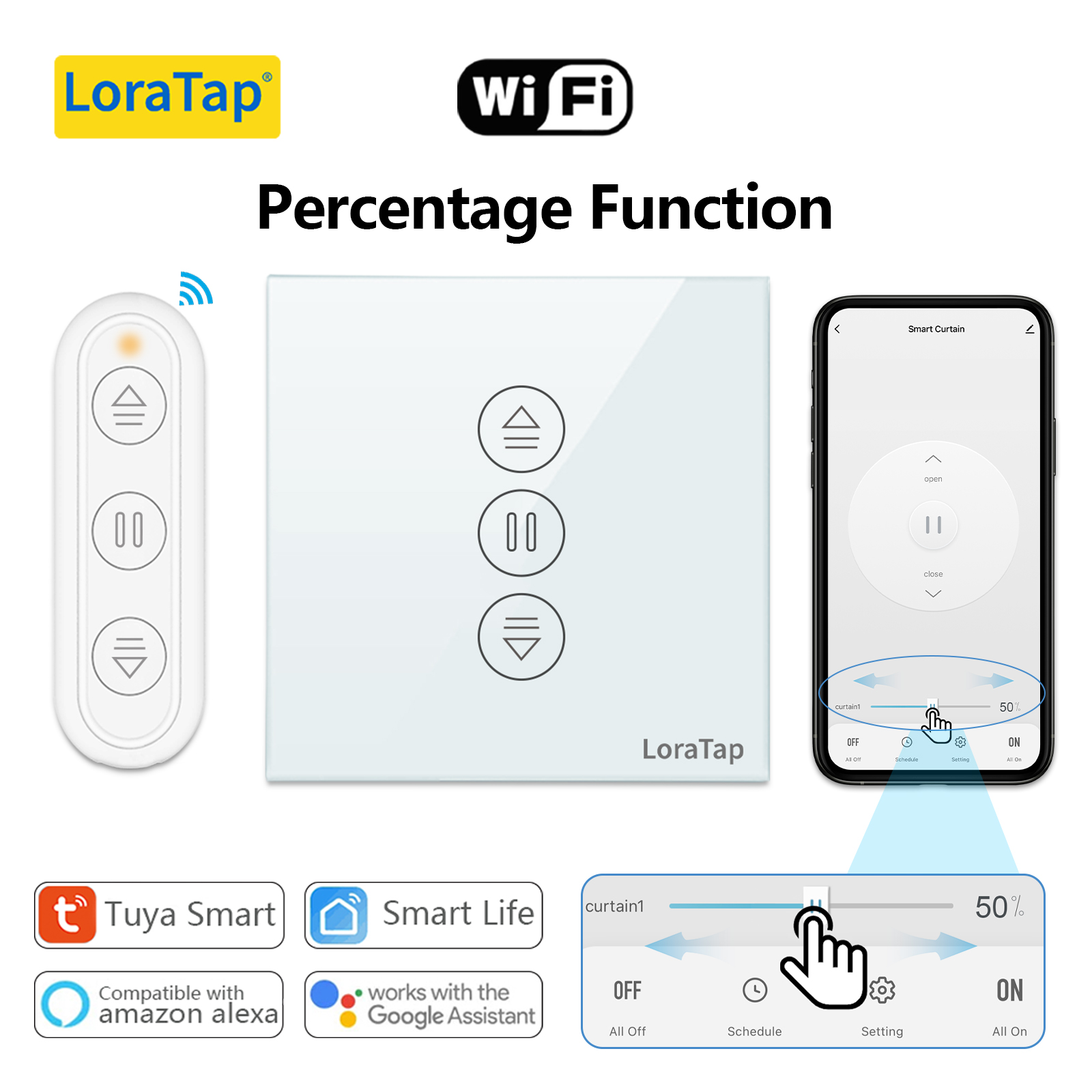 Smart Home Blinds - Tuya Smart Life EU WiFi Roller