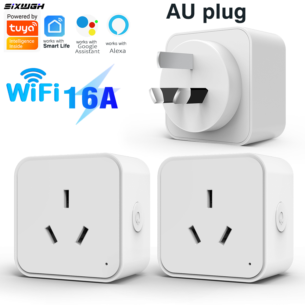 Smart Home Energy Monitor - Soket Pintar WiFi Tuya AU Plug,
