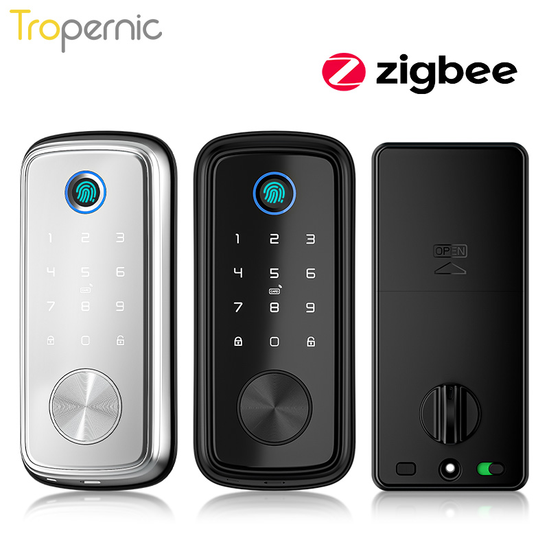 Smart Home Gateway - Zigbee Tuya kunci gerendel pintu biometrik,