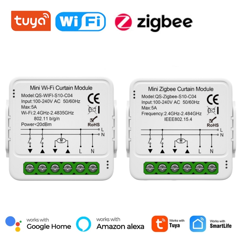 Smart Home Blinds - Tuya WiFi Zigbee Modul Sakelar Tirai