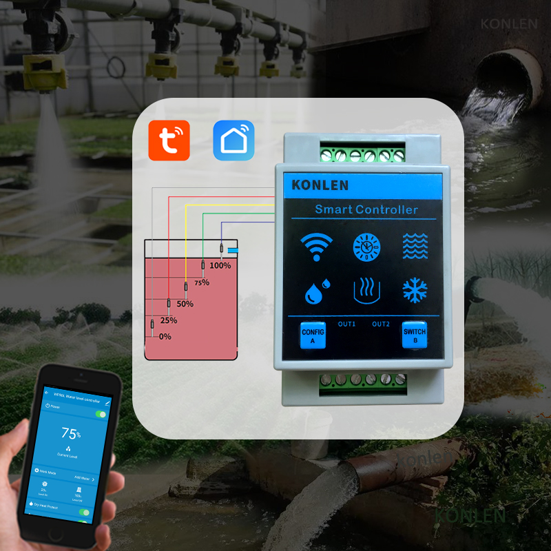KONLEN Tuya Sensor Level Air W - Smart Home Web ulasan dan harga