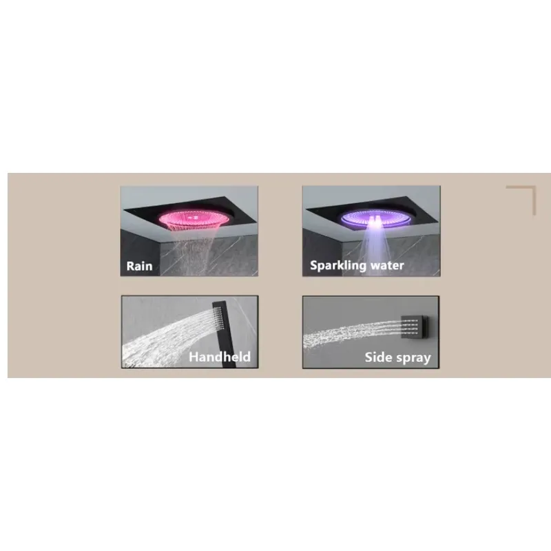 Set Shower LED Pintar dengan M - Smart Home Hotel ulasan dan harga