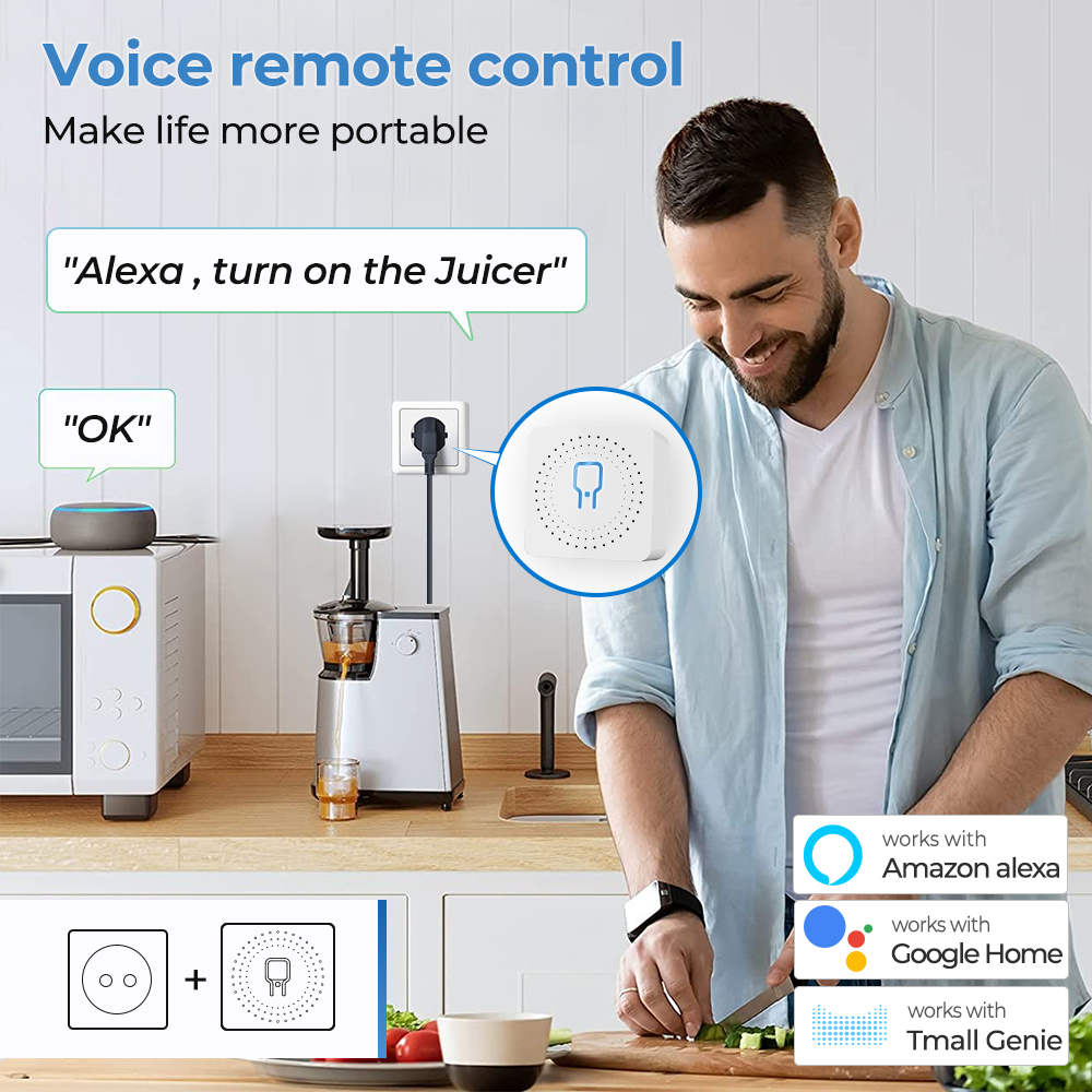 16A Tuya modul saklar pintar W - Smart Home Energy Monitor ulasan dan harga