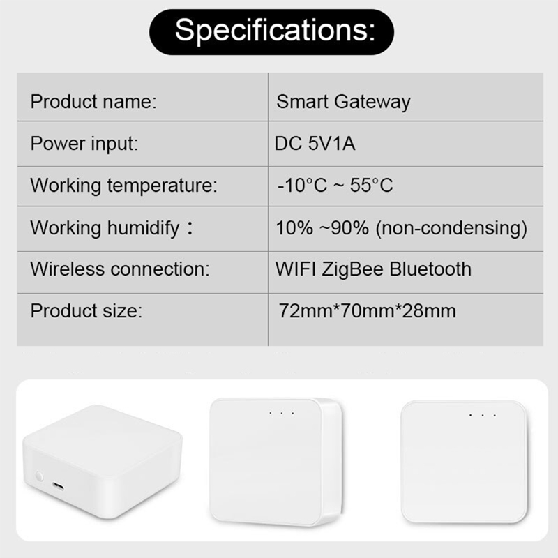 Zigbee Tuya WiFi Bluetooth Sma - Smart Home Wifi Hub ulasan dan harga