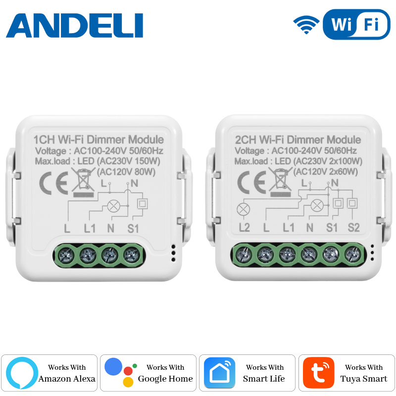 Modul Sakelar Peredup Cerdas W - Smart Home Web ulasan dan harga