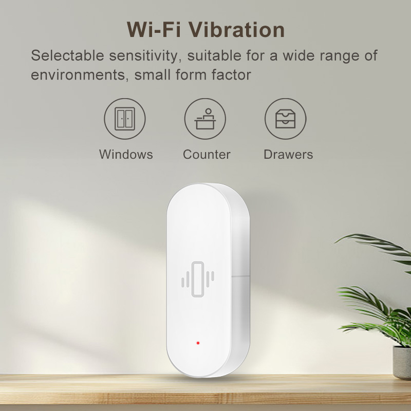 Sensor Getaran WiFi Tuya, Dete - Smart Home Web ulasan dan harga