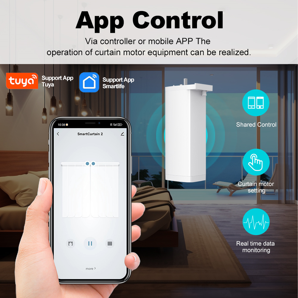 Smart Life Zigbee/WIFI Motor T - Smart Home Blinds ulasan dan harga
