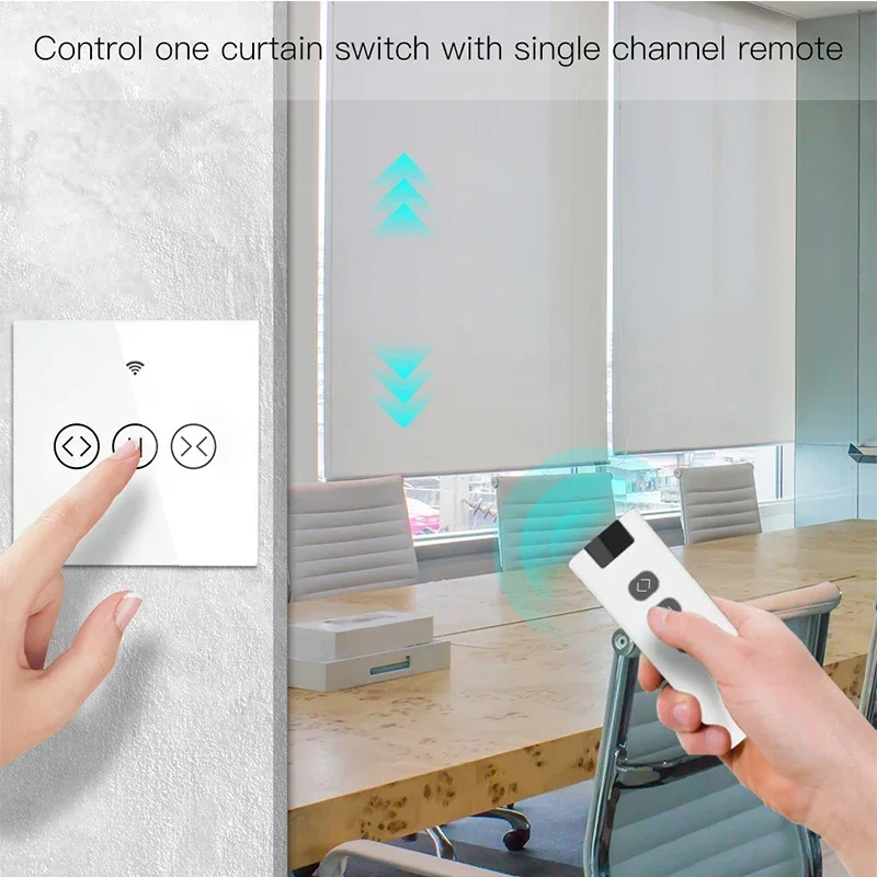 9 /1 Saluran RF433 Remote Cont - Smart Home Blinds ulasan dan harga
