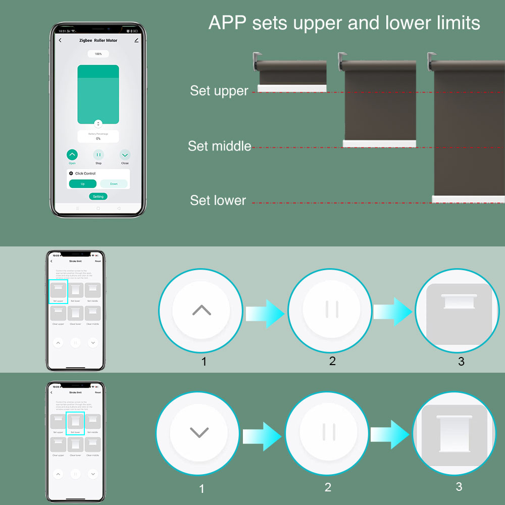 Tuya Zigbee Motor Tirai Gulung - Smart Home Blinds ulasan dan harga