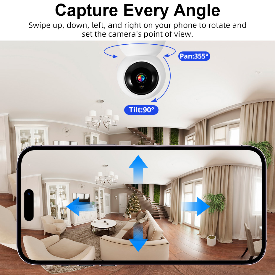 Kamera IP Keamanan Dalam Ruang - Smart Home Windows App ulasan dan harga