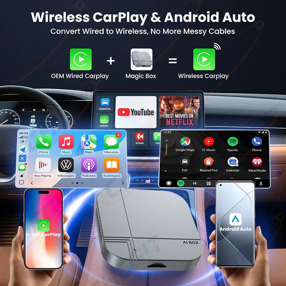 Android14 Smart AI Box 4G+64G/ - Smart Home Tv ulasan dan harga