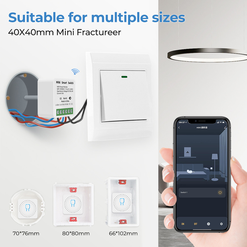 Saklar Pintar WiFi Tuya 16A Ko - Smart Home Energy Monitor ulasan dan harga