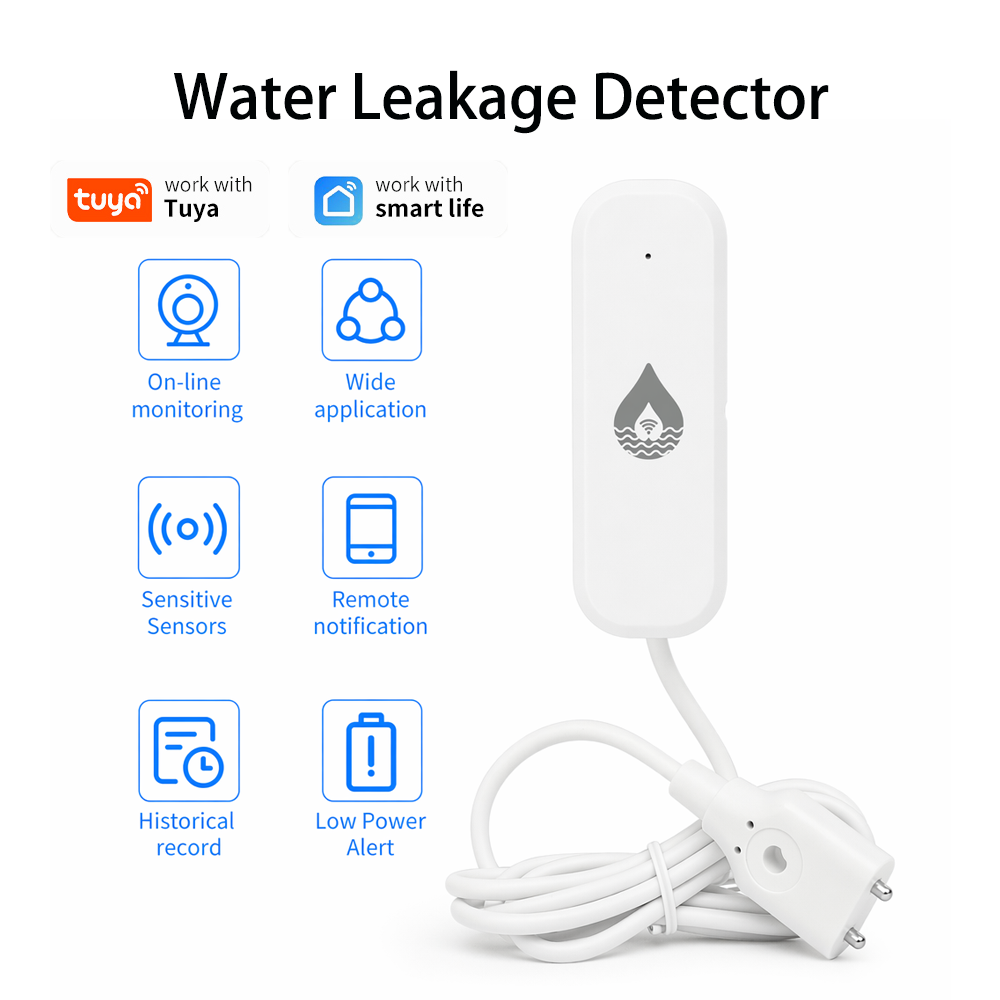 Sensor Alarm Kebocoran Air WiF - Smart Home Energy Monitor ulasan dan harga