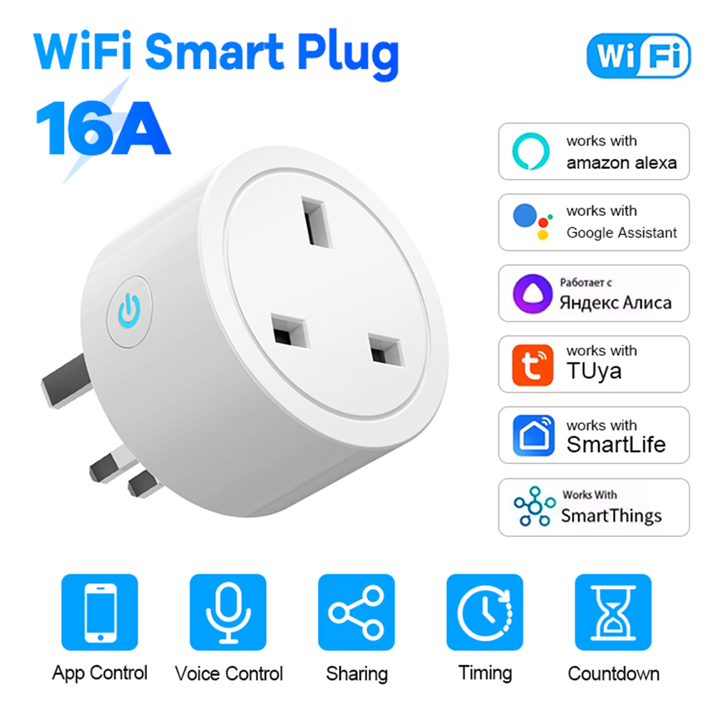 WiFi Smart Plug 16A Soket Ingg - Smart Home Energy Monitor ulasan dan harga