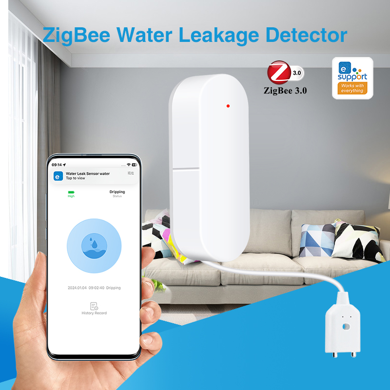 Sensor Kebocoran Air Zigbee ya - Smart Home Gateway ulasan dan harga