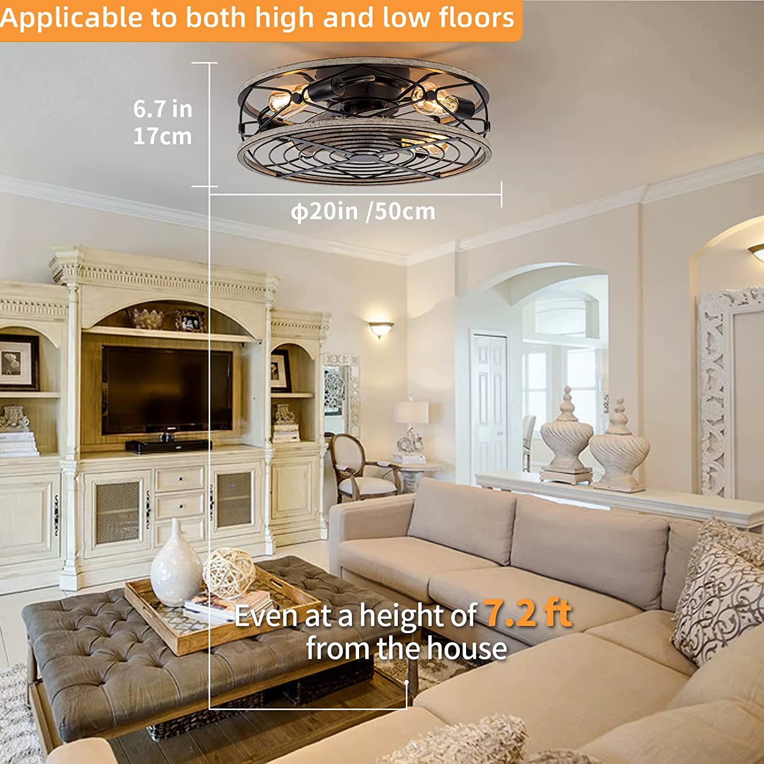 Kipas Langit-langit Pintar den - Smart Ceiling Fan ulasan dan harga