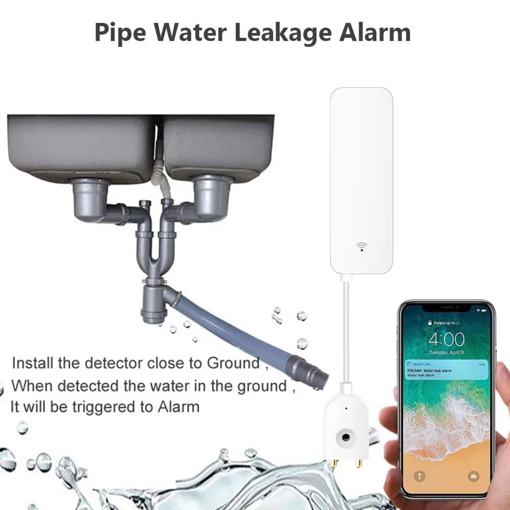 ZigBee WiFi Sensor Kebocoran A - Smart Home Web ulasan dan harga