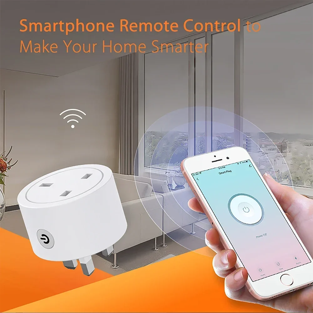 Zigbee Smart Plug 16A Soket UK - Smart Home Energy Monitor ulasan dan harga