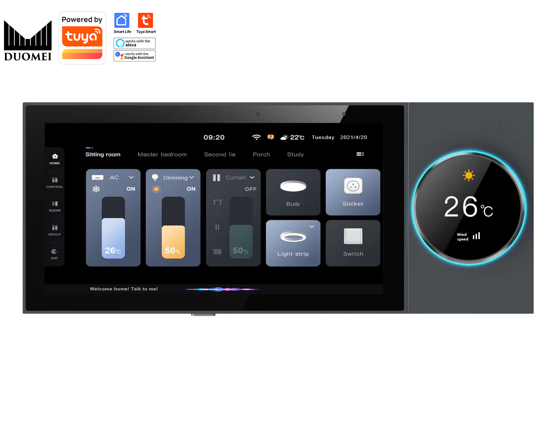 Sistem Rumah Pintar DUOMEI Tuy - Smart Home Gateway ulasan dan harga