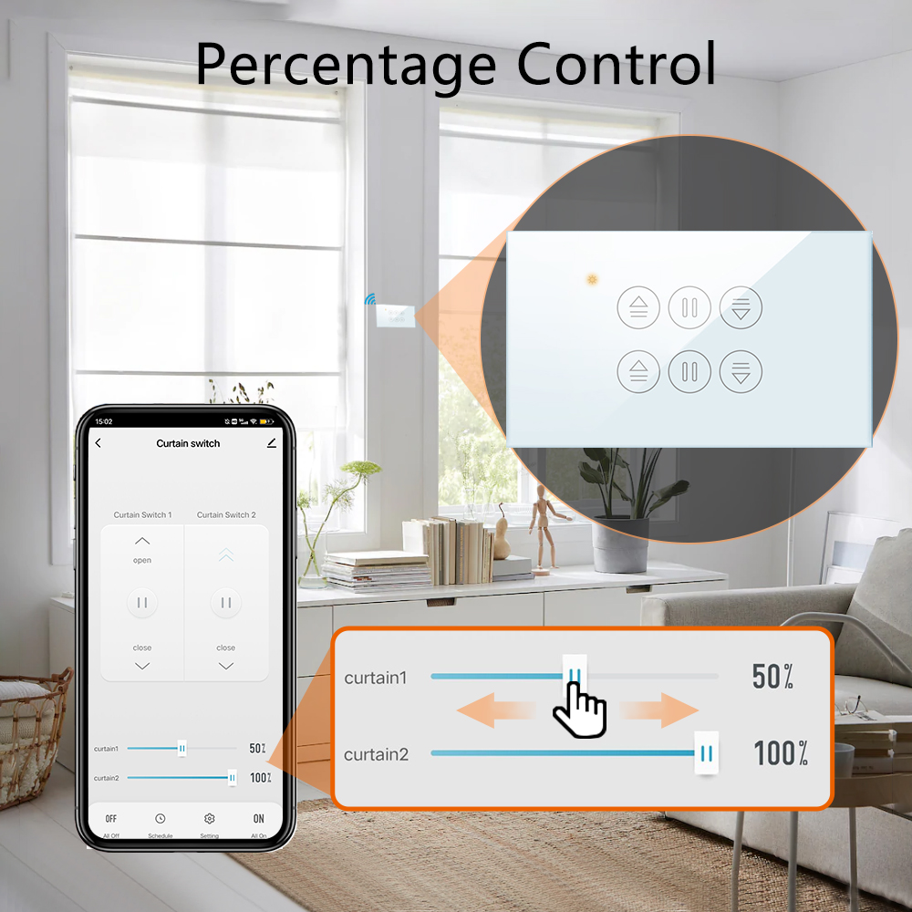 LoraTap Tuya Sakelar Tirai AS  - Smart Home Blinds ulasan dan harga