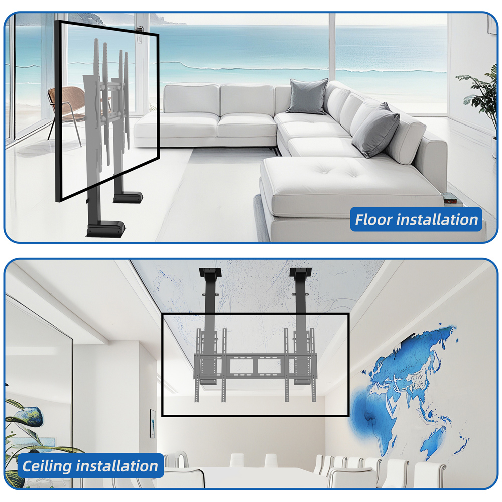 Rak TV Elektrik yang Dapat Dis - Smart Home Tv ulasan dan harga