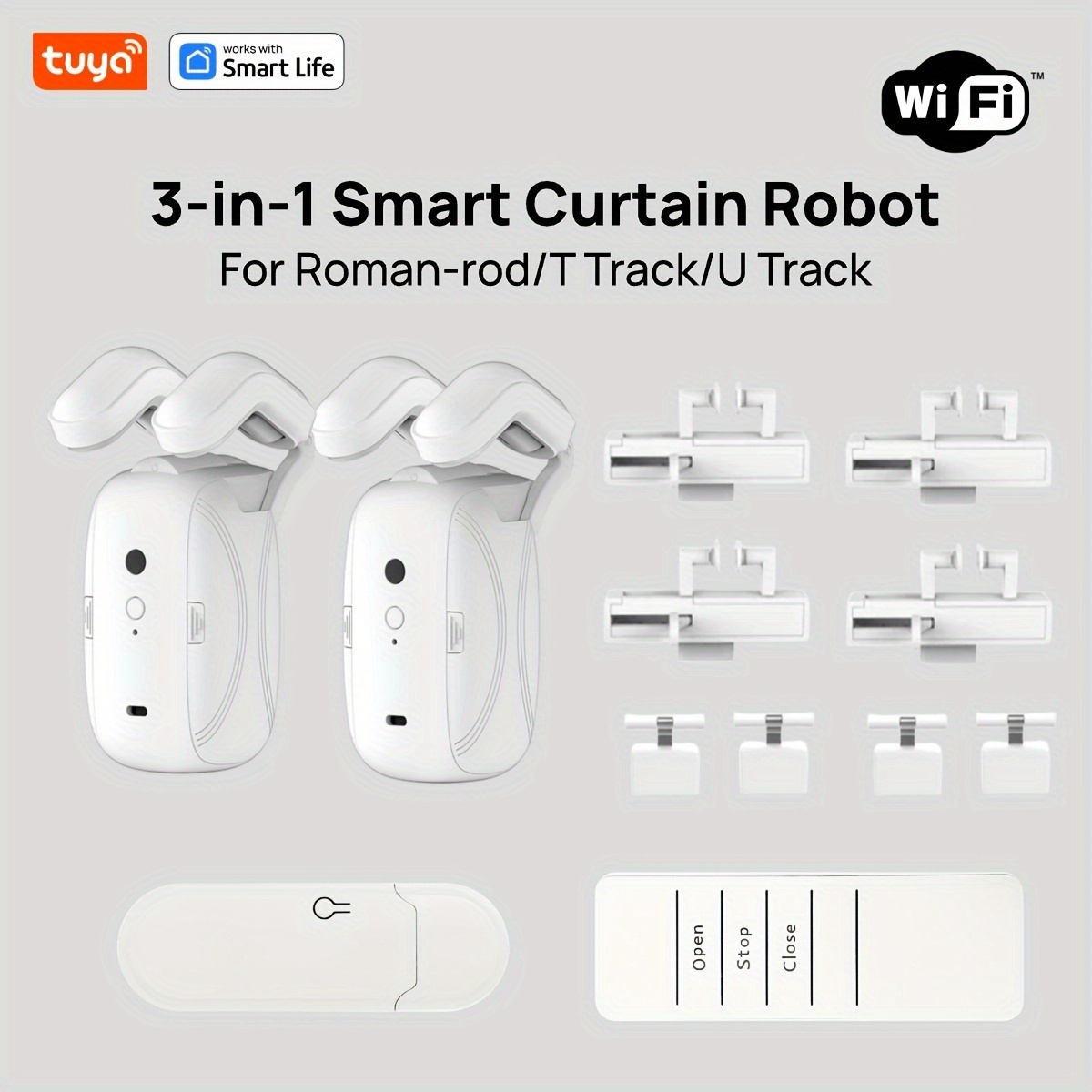 1/2 Buah Robot Tirai WiFi Pint - Smart Home Blinds ulasan dan harga