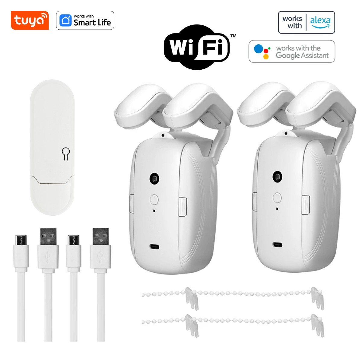 1/2 Buah Robot Tirai WiFi Pint - Smart Home Blinds ulasan dan harga