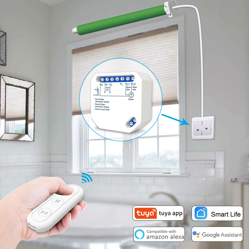 Tuya Modul Sakelar Tirai Hidup - Smart Home Blinds ulasan dan harga