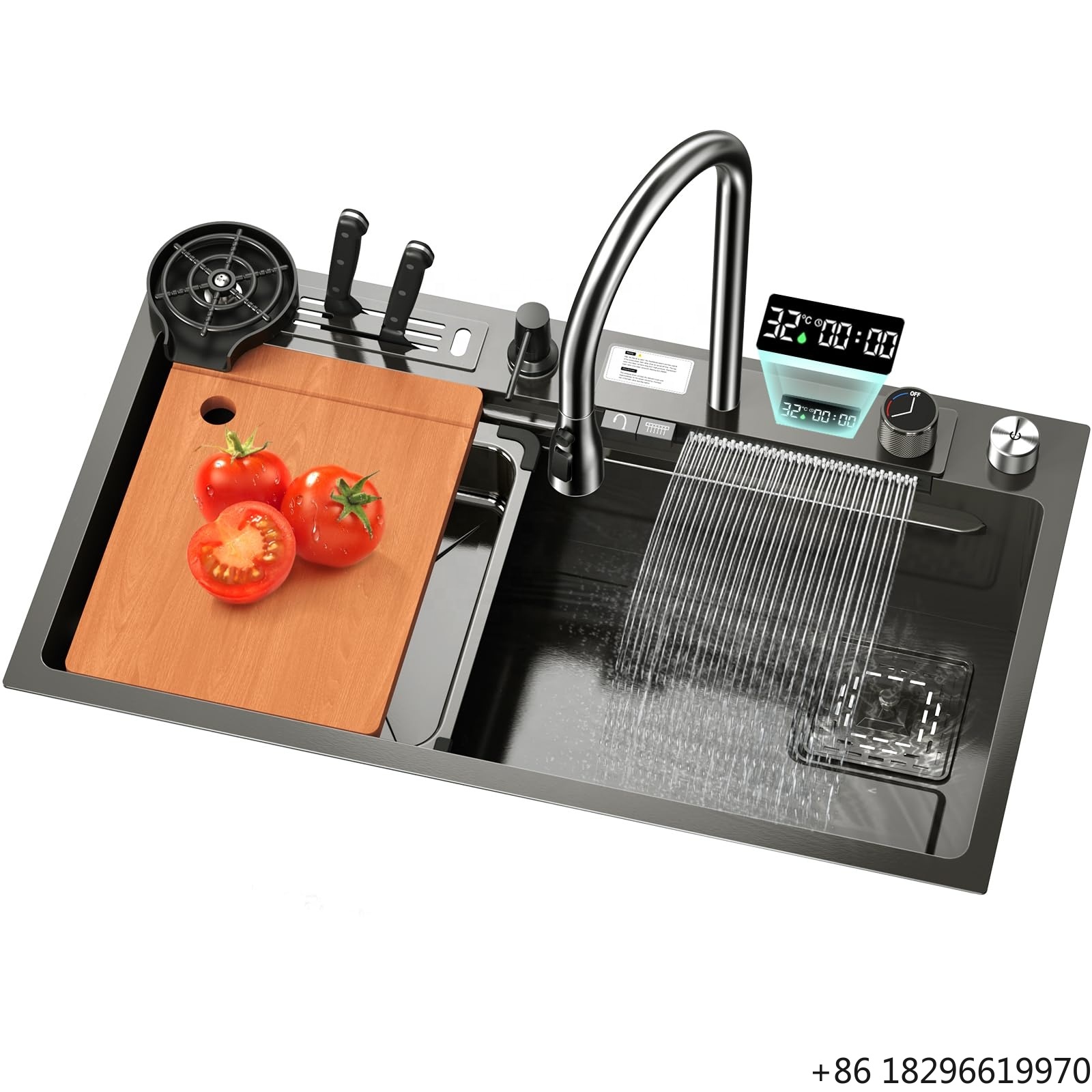 Keran Dapur Digital Modern Pin - Smart Home Hotel ulasan dan harga