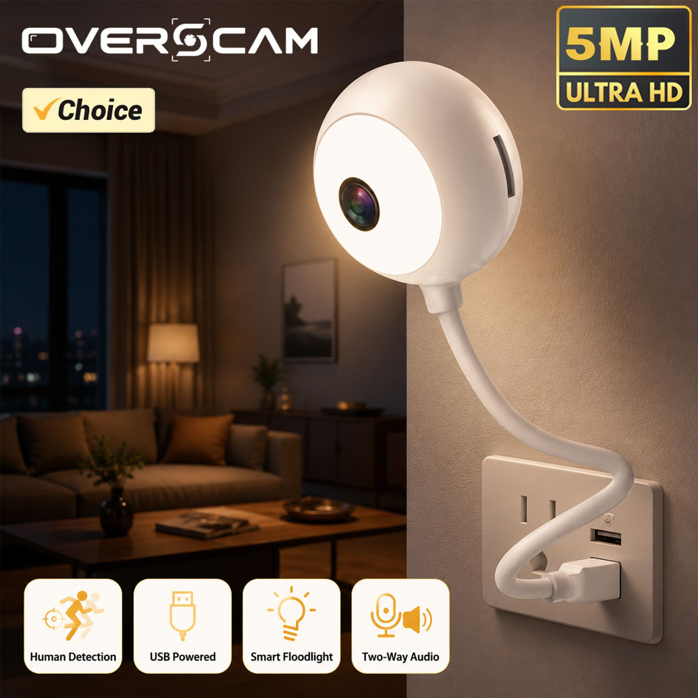 Kamera IP Mini WiFi USB 5MP de - Smart Home Windows App ulasan dan harga