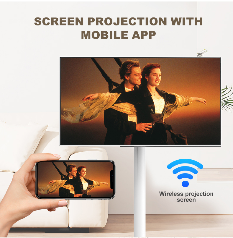 TV Mini LED Putih 21,5 Inci Be - Smart Home Tv ulasan dan harga