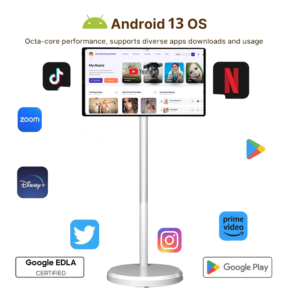 TV Mini LED Putih 21,5 Inci Be - Smart Home Tv ulasan dan harga