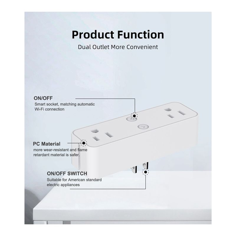 RISE- Smart Plug 10A, WiFi Out - Smart Home Wifi Hub ulasan dan harga