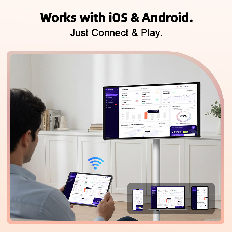 TV Android IPS 21,5 Inci, Laya - Smart Home Tv ulasan dan harga