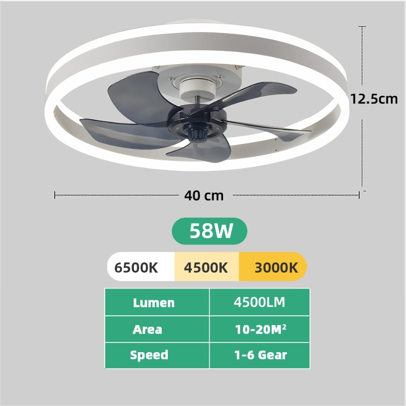 Kipas Angin Plafon Pintar deng - Smart Ceiling Fan ulasan dan harga