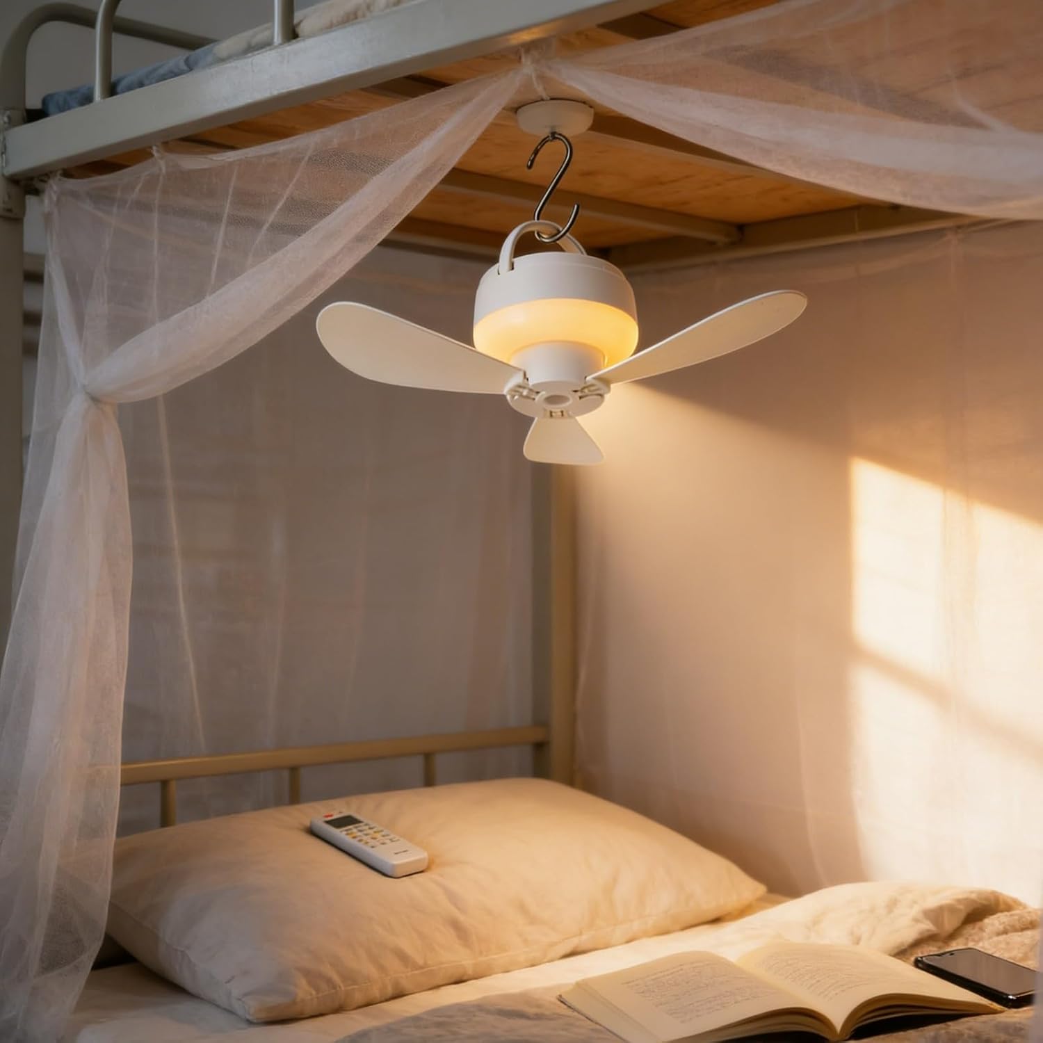 Lampu Kipas Langit-langit 5,51 - Smart Ceiling Fan ulasan dan harga