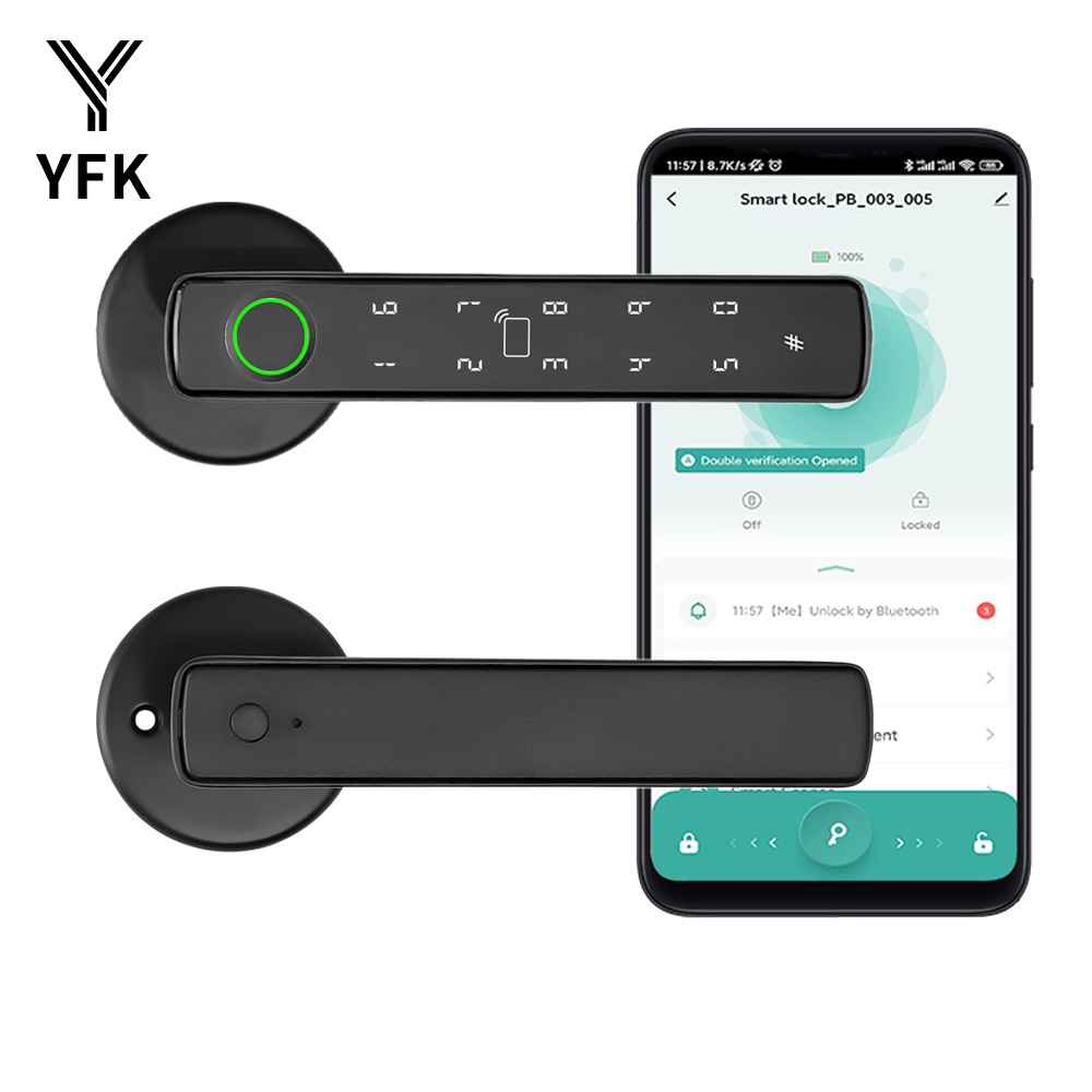 Tuya Kunci Pintu Sidik Jari Pi - Smart Home Hotel ulasan dan harga