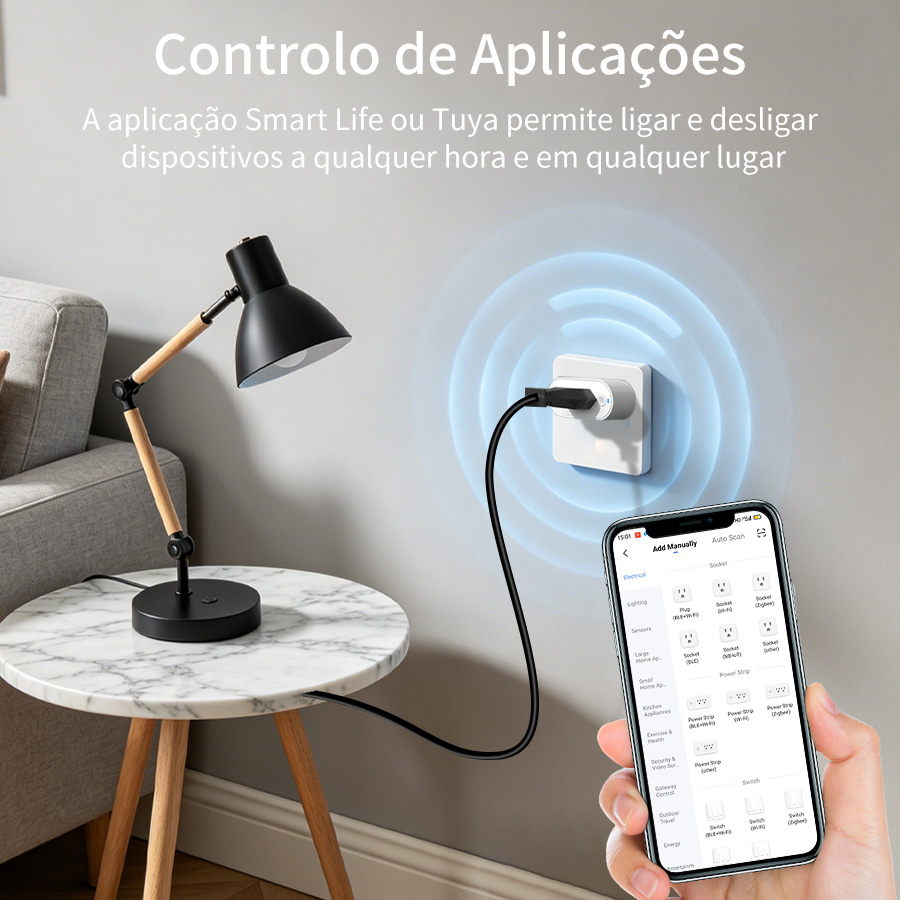 Soket Steker Pintar WiFi Tuya  - Smart Home Energy Monitor ulasan dan harga