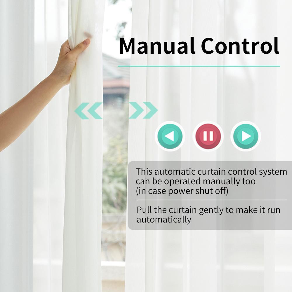 Zigbee Tuya Motor tirai listri - Smart Home Blinds ulasan dan harga