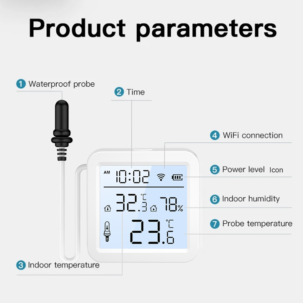Sensor Suhu dan Kelembapan WiF - Smart Home Web ulasan dan harga
