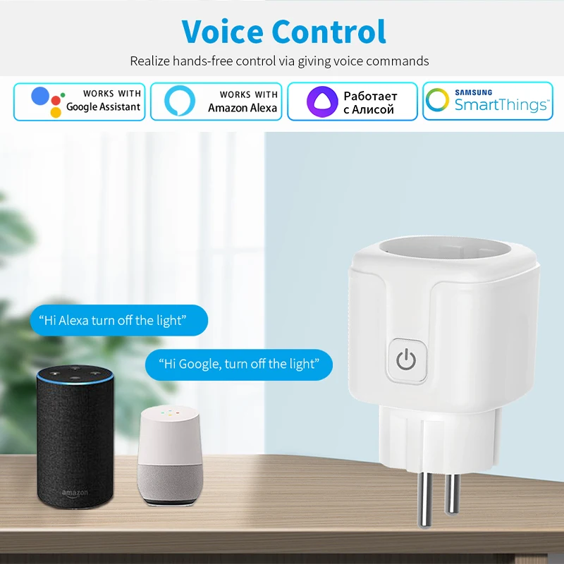 Soket pintar Tuya colokan pint - Smart Home Energy Monitor ulasan dan harga